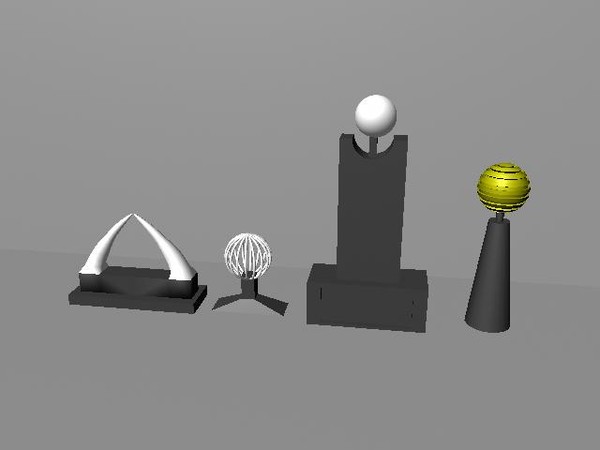 award 3d model - Awards by murugaraj